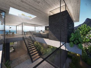 Camps Bay House, Kunst Architecture & Interiors Kunst Architecture & Interiors Вітальня