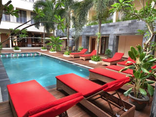 Ayola Vihan Suite Hotel in Tuban - Bali, ANJARSITEK ANJARSITEK Espacios comerciales