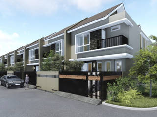 Gading Kenten Residence - Palembang, ANJARSITEK ANJARSITEK Терасовий будинок