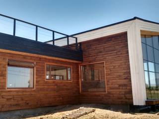 VIVIENDA, CONDOMINIO, SANTA CRUZ, KIMCHE ARQUITECTOS KIMCHE ARQUITECTOS Wooden houses Wood