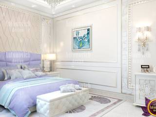 ​Fashionable interior designer in Los Angeles Katrina Antonovich, Luxury Antonovich Design Luxury Antonovich Design Eclectic style bedroom