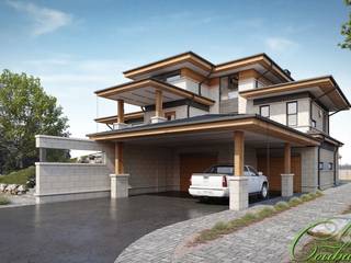 Проект дома в Канаде, Компания архитекторов Латышевых "Мечты сбываются" Компания архитекторов Латышевых 'Мечты сбываются' Houses