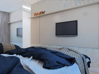 PROJETO APÊ ADO , TAED ARQUITETURA TAED ARQUITETURA Modern style bedroom