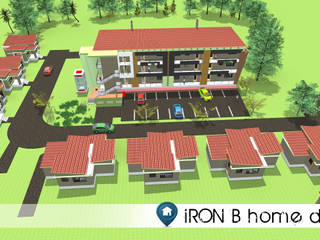 iRON B HOME DESIGNが手掛けた現代の, モダン