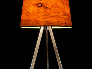 Attica- Tischleuchte, LeuchtNatur- Leuchten aus der Natur LeuchtNatur- Leuchten aus der Natur Moderne Wohnzimmer Holz Holznachbildung