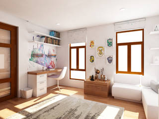 Interior works: Bedroom ABG Architects and Builders Modern style bedroom