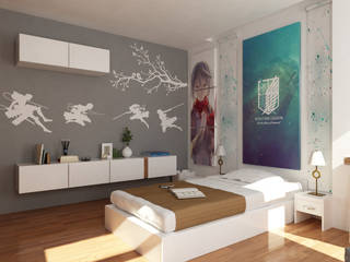 Interior works: Bedroom, ABG Architects and Builders ABG Architects and Builders Nowoczesna sypialnia