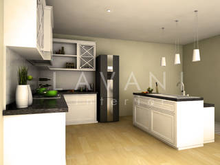 Classic Style Pantry and Mini Bar, Lavani Interior Lavani Interior Dapur built in Kayu Wood effect