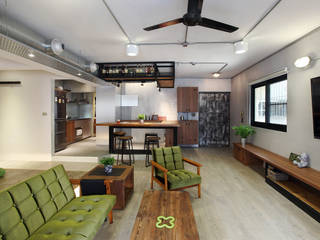 2014衛武營公寓好宅 - Apartment, 森畊空間設計 森畊空間設計 Industrial style living room Metal