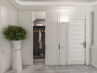 Progetto villetta "New Classic", studiosagitair studiosagitair Classic style corridor, hallway and stairs