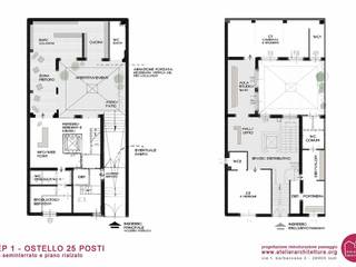 Ospitalità sui Navigli, atelier architettura atelier architettura Hotel moderni