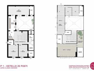 Ospitalità sui Navigli, atelier architettura atelier architettura Commercial spaces