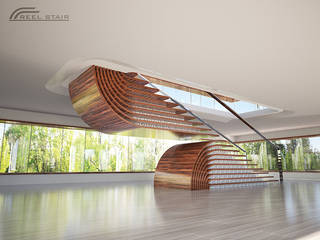 Reel Stair, TheeAe Architects TheeAe Architects Merdivenler