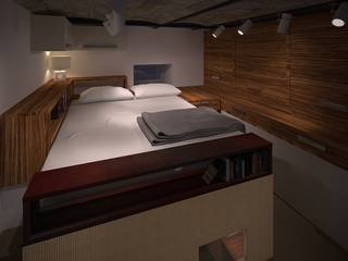 40 piedi, officinaleonardo officinaleonardo Dormitorios de estilo minimalista Hierro/Acero