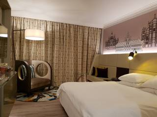 Radisson Blu Hotel, Antwerp, Ferreira de Sá Ferreira de Sá Modern style bedroom