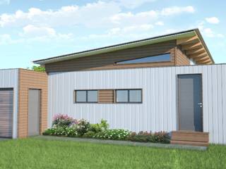 R660 015 (2 bedroom & 1 bathroom) Modular modern house - available to the local and export market., Greenpods Greenpods