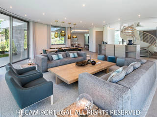 Moradia Contemporânea , Hi-cam Portugal Hi-cam Portugal Minimalist living room