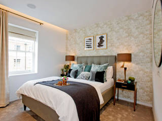 Marylebone Executive Apartment, Tara Cremer Designs Tara Cremer Designs Phòng ngủ phong cách hiện đại