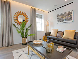 Marylebone Executive Apartment, Tara Cremer Designs Tara Cremer Designs Phòng khách