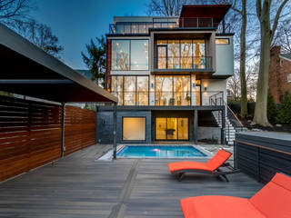 Chesapeake, KUBE architecture KUBE architecture Piscinas de estilo moderno