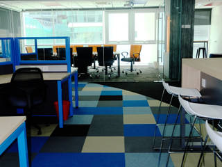 Modern . Colors . Office, inDfinity Design (M) SDN BHD inDfinity Design (M) SDN BHD Không gian thương mại