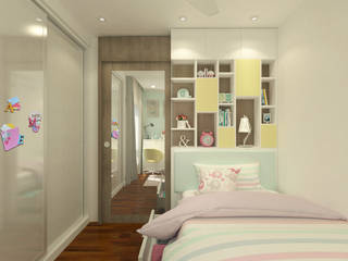 Stonor Luxury Condo, inDfinity Design (M) SDN BHD inDfinity Design (M) SDN BHD Moderne slaapkamers