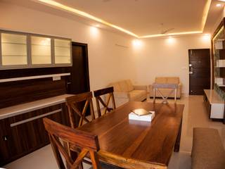 Mr. & Mrs. Ghosh's Residence, Bangalore, Studio Ipsa Studio Ipsa Salas de jantar modernas