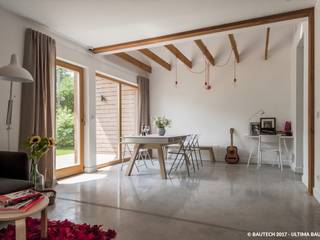 Simple House, Bautech Sp. Z O.O. Bautech Sp. Z O.O. Modern Living Room Concrete Grey