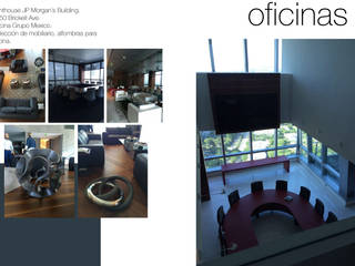 Oficina Grupo Mexico, MARIAMOURATOGLOU MARIAMOURATOGLOU Modern study/office