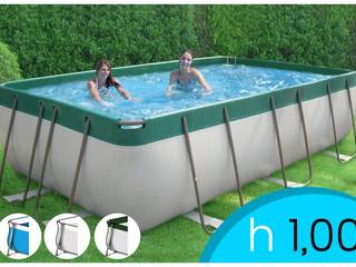 Piscina Fuori terra Diva, Pronto Piscine Pronto Piscine Mediterranean style pool Wood-Plastic Composite