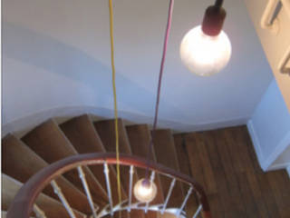 Hotel particulier, 2002 2002 Industrial style corridor, hallway and stairs