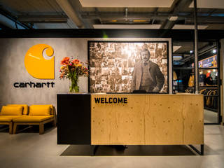 Carhartt Interieur, Qupix® Qupix® Commercial spaces Wood Wood effect