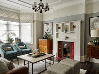 Family home in Dulwich Village, Tailored Living Interiors Tailored Living Interiors Living room Wood Wood effect