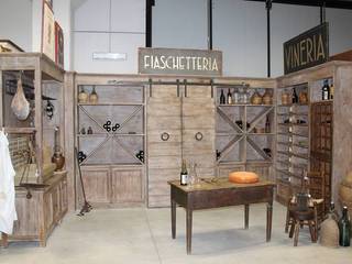 Cantina, Porte del Passato Porte del Passato Rustic style wine cellar Wood Wood effect