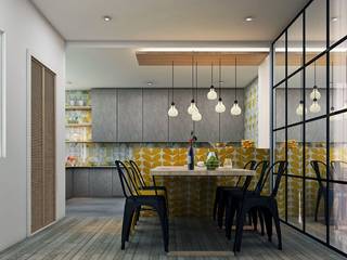 Residence homify Dining room