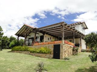 Casa De Campo El Cucharal, Pro Escala Arquitectos SAS Pro Escala Arquitectos SAS 전원 주택