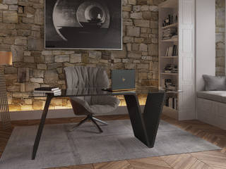 Office Desks by Cobermaster Concept, Cobermaster Concept Cobermaster Concept Study/office آئرن / اسٹیل