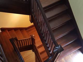 Pine Stairwell Restoration, Shine Star Flooring Shine Star Flooring Stairs