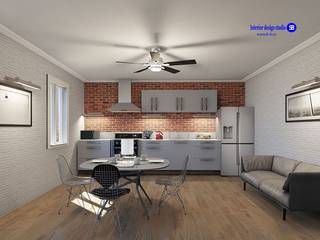 Kitchen in Loft style, "Design studio S-8" 'Design studio S-8' Industrial style kitchen