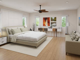 Casa Allea Master's Bedroom Constantin Design & Build 臥室