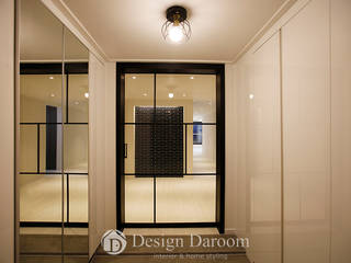 광장동 현대홈타운 12차 55py, Design Daroom 디자인다룸 Design Daroom 디자인다룸 Modern Corridor, Hallway and Staircase