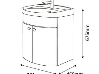 浴室櫃, 綋宜實業有限公司 綋宜實業有限公司 Baños de estilo moderno Compuestos de madera y plástico