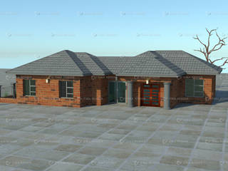 redbrick house design, COMFORT MAYINGANI ARCHTECTZ COMFORT MAYINGANI ARCHTECTZ