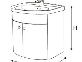 浴室櫃, 綋宜實業有限公司 綋宜實業有限公司 Modern bathroom Wood-Plastic Composite