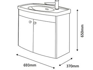 浴室櫃, 綋宜實業有限公司 綋宜實業有限公司 Modern bathroom Wood-Plastic Composite