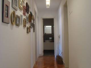 Remodelação de Apartamento no Areeiro Corredores, halls e escadas modernos por CF Arquitectura e Design Moderno