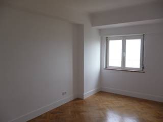 Remodelação de Apartamento no Areeiro Quartos minimalistas por CF Arquitectura e Design Minimalista