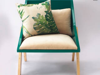 Chair & Sofa Collection, PingPong Atelier Furniture PingPong Atelier Furniture Moderne spa's Koper / Brons / Messing Groen