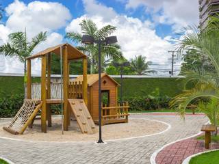 Playground - Condíminio Alameda Imperial - Recife - PE, kleyton abreu arquitetura kleyton abreu arquitetura Modern garden
