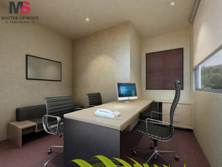 OFFICE DESIGN INDUSIND BANK, Matter Of Space Pvt Matter Of Space Pvt Ruang Komersial